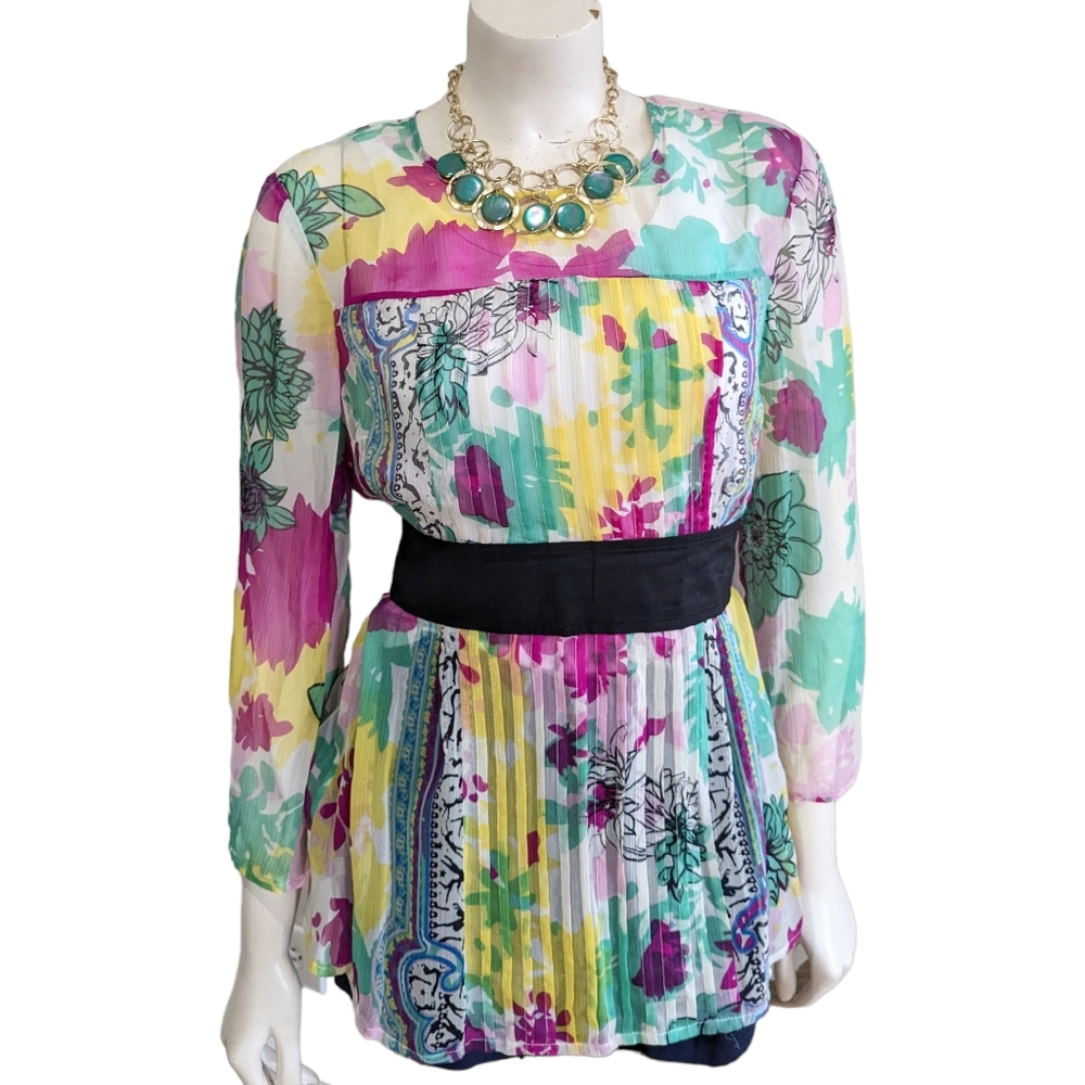 Plenty by Tracy Reese Silk Tunic Size Medium